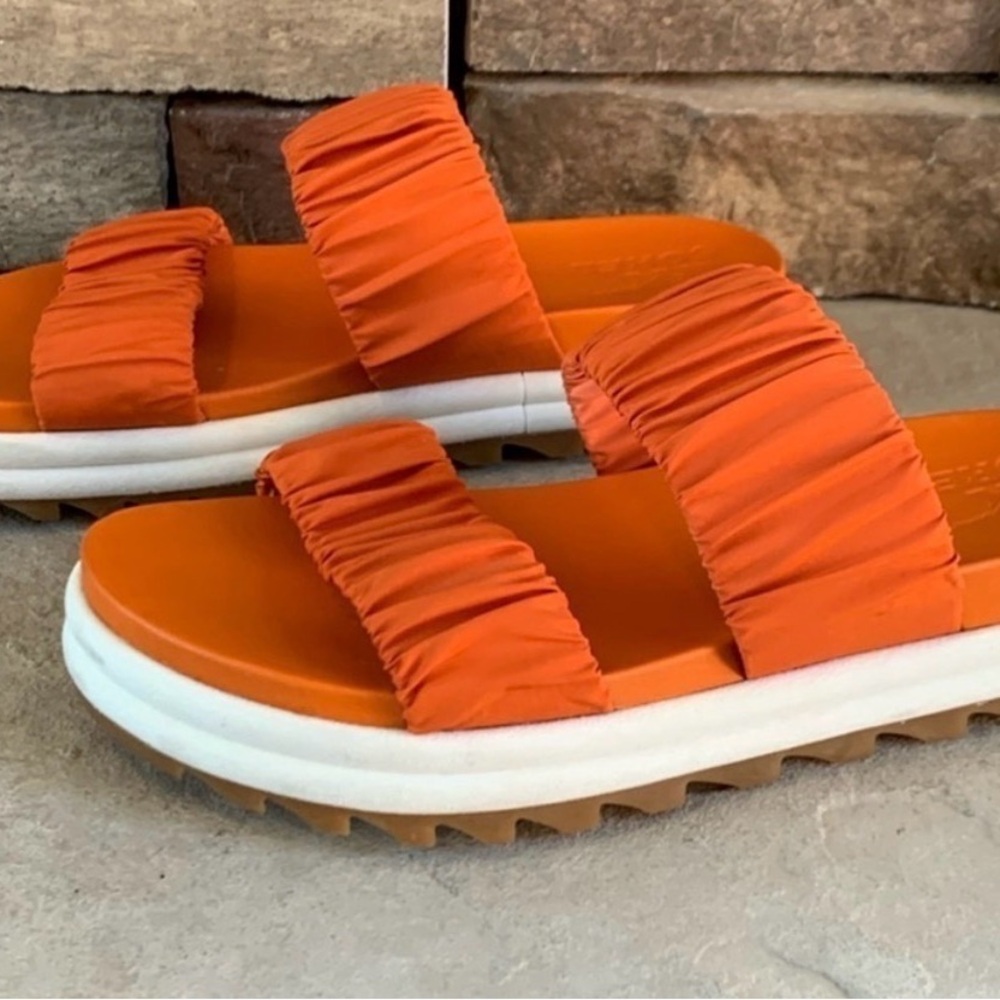 Sorel Orange Slide Sandals